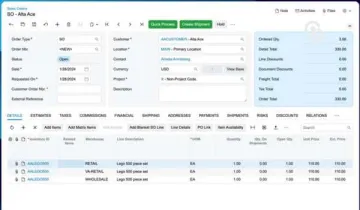 Miniatura Acumatica Cloud ERP