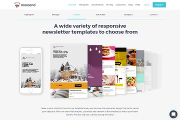 Miniatura Moosend Email Marketing