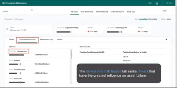 Miniatura IBM Maximo APM Predictive