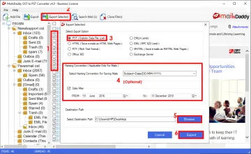 Miniatura MailsDaddy OST to PST Converter