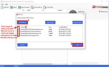 Miniatura MailsDaddy OST to PST Converter