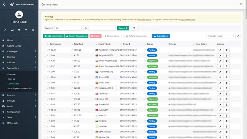 Post Affiliate Pro