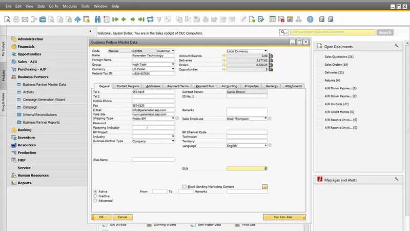 SAP Business One