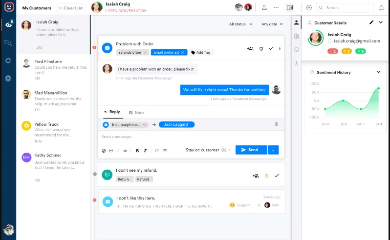 Kustomer Live Chat