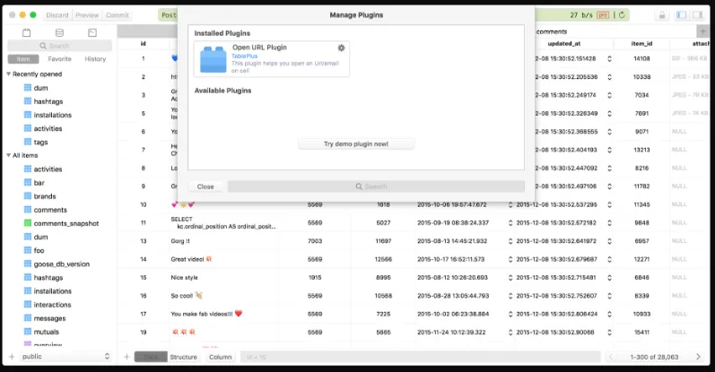TablePlus