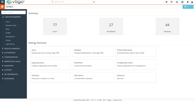 Vtiger Help Desk