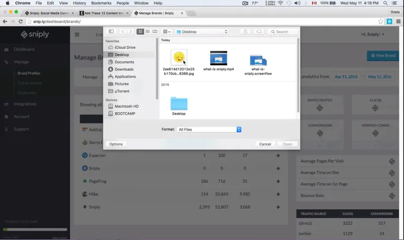 Sniply Marketing en RRSS