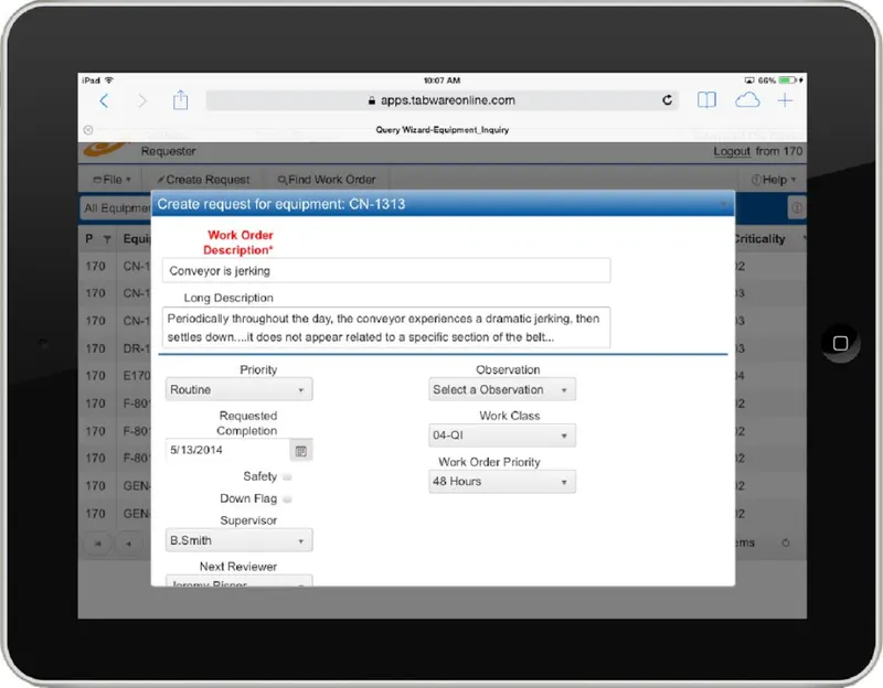 TabWare Software CMMS