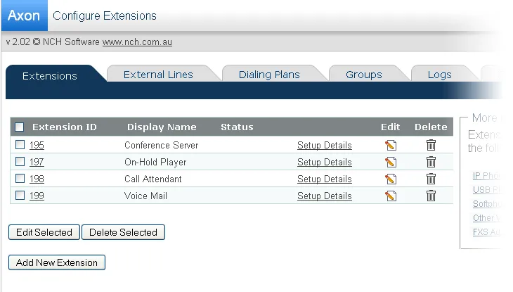 Axon Virtual PBX