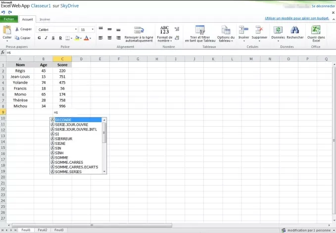 Microsoft Excel