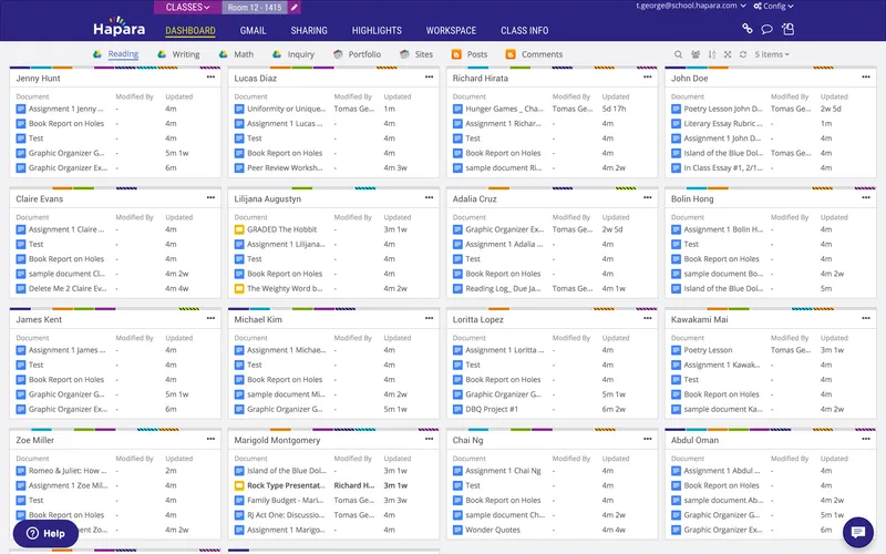 Hapara Software Educativo