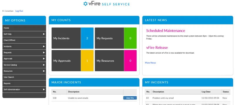 vFire Soporte TI