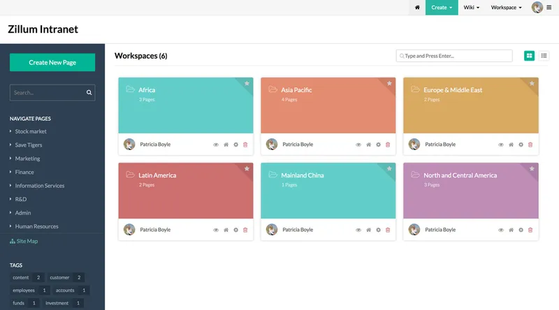 Zoho Wiki