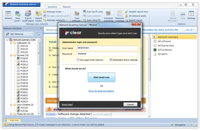 Network Inventory Advisor