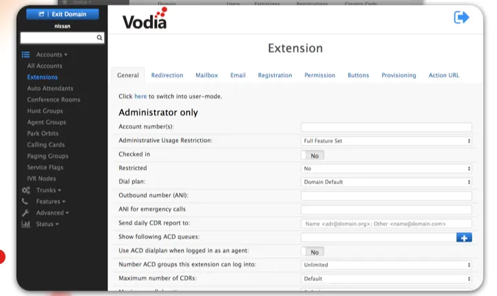 Vodia Networks PBX