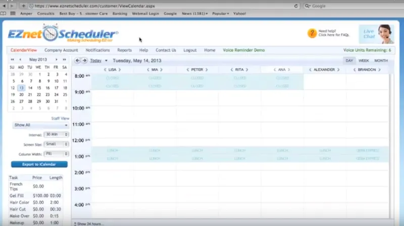 EZNet Scheduler