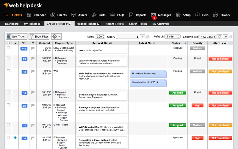 Solarwinds Web Help Desk