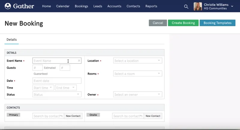 Gather Gestión de Eventos
