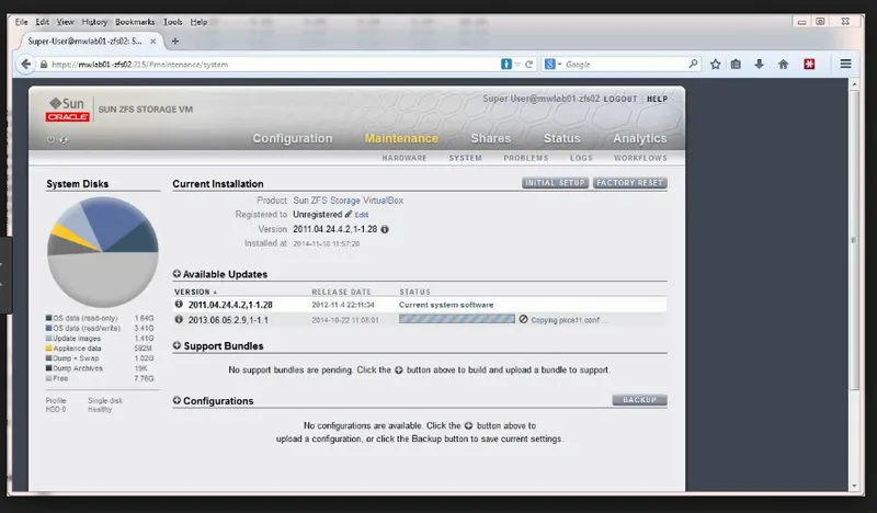 Oracle ZFS
