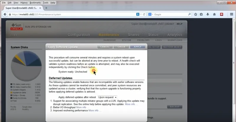 Oracle ZFS
