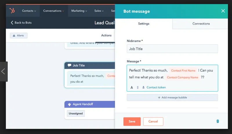 HubSpot Chatbot