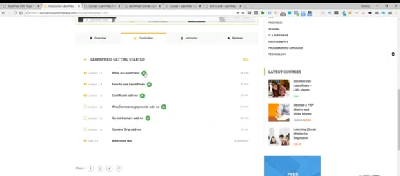 LearnPress LMS