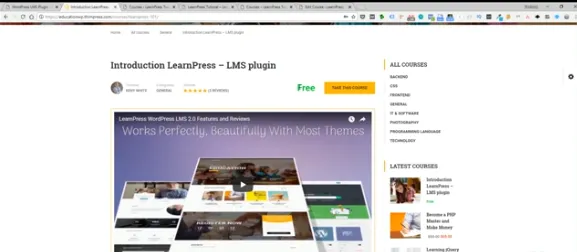 LearnPress LMS