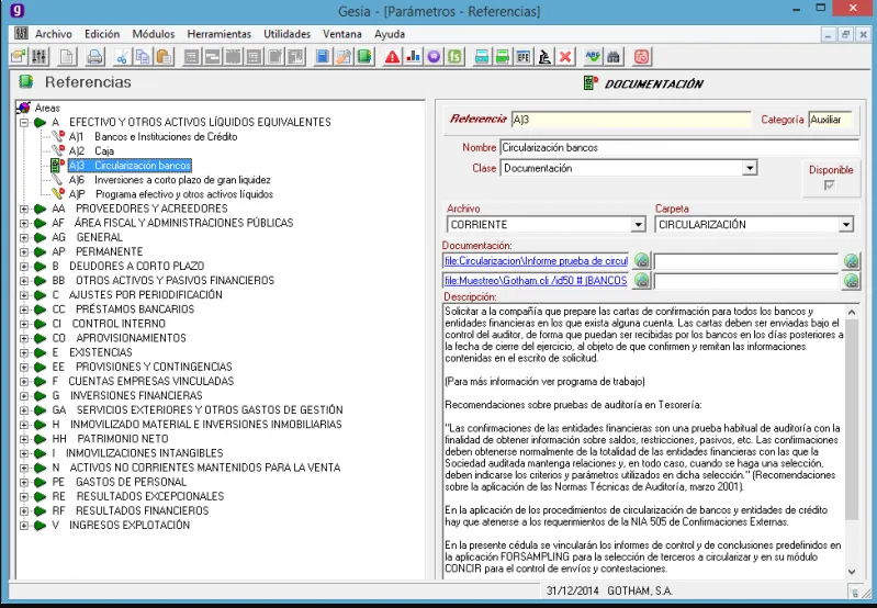 Gesia Software Auditoría
