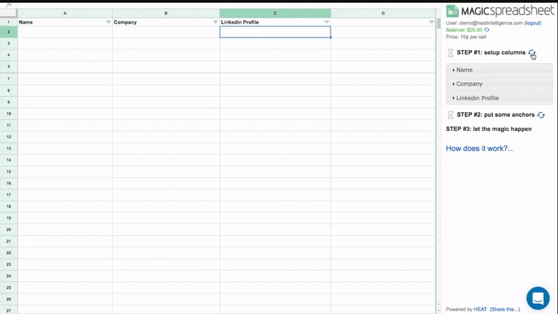 Magic Spreadsheet