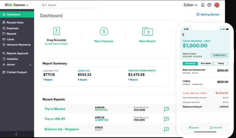 Zoho Expense